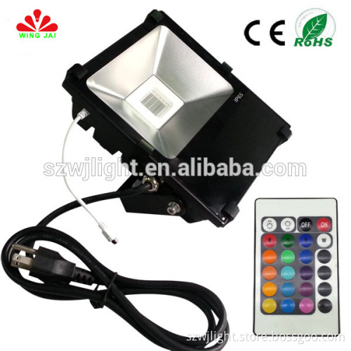 waterproof outdoor led flood lighting, 30w dmx rgb outdoor led flood light with ce rohs approval (3 years warranty)